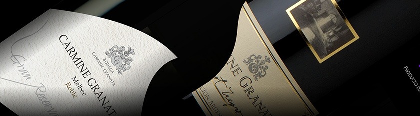 Etiquetas de Carmine Granata Alta Gama
