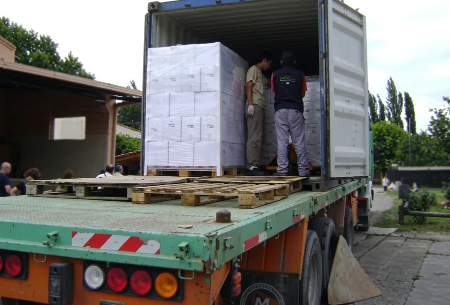 Contenedor de exportación